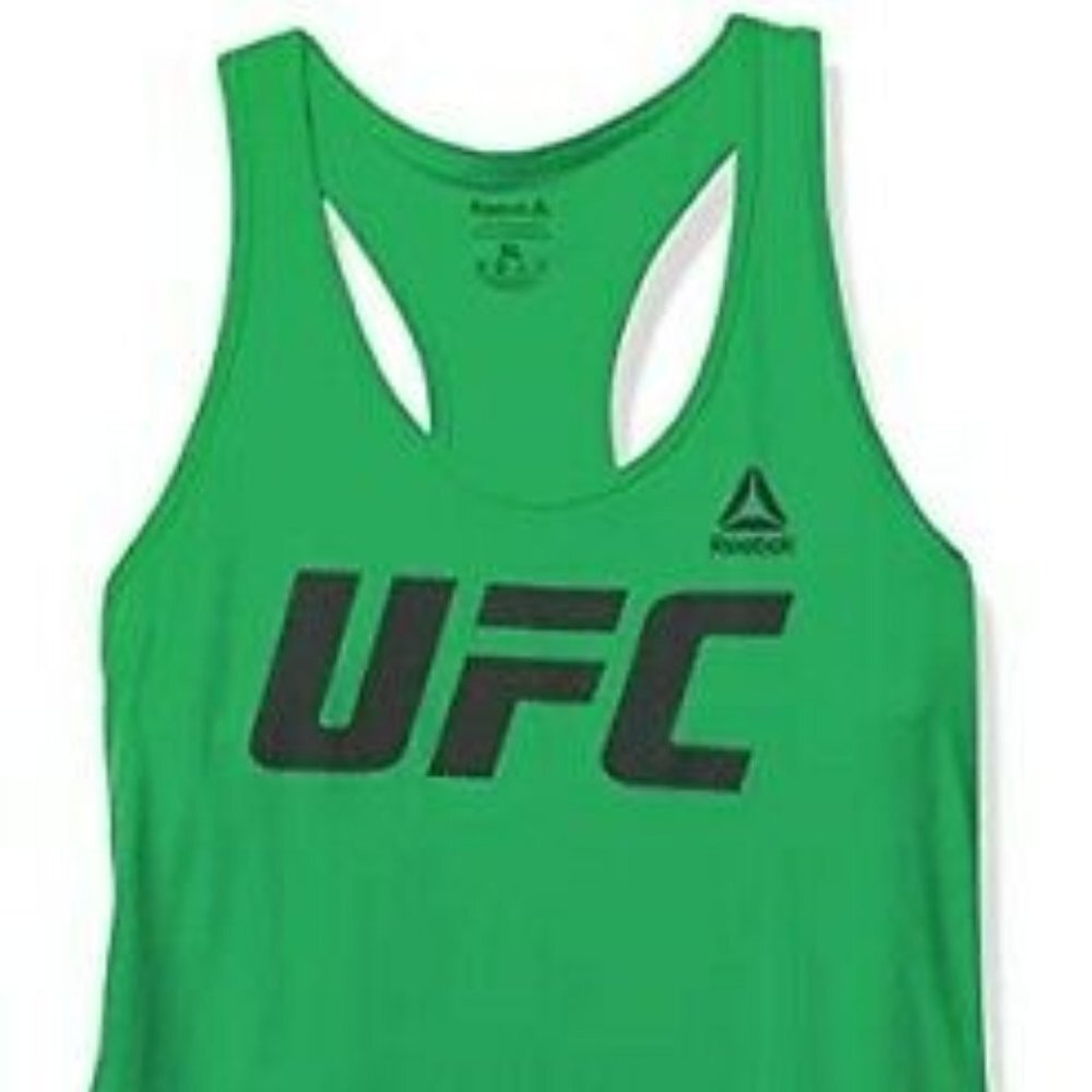 Reebok Green UFC Women's Muscle Tank